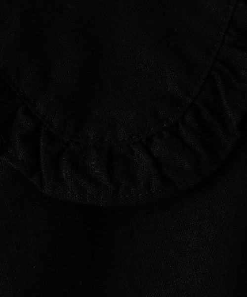 LOWRYS FARM（ローリーズファーム）の「リネンフリルカラーブラウス　958444（シャツ/ブラウス・キッズ・ブラック/ブラウン/オフホワイト・110cm/120cm/130cm）」の5枚目の写真