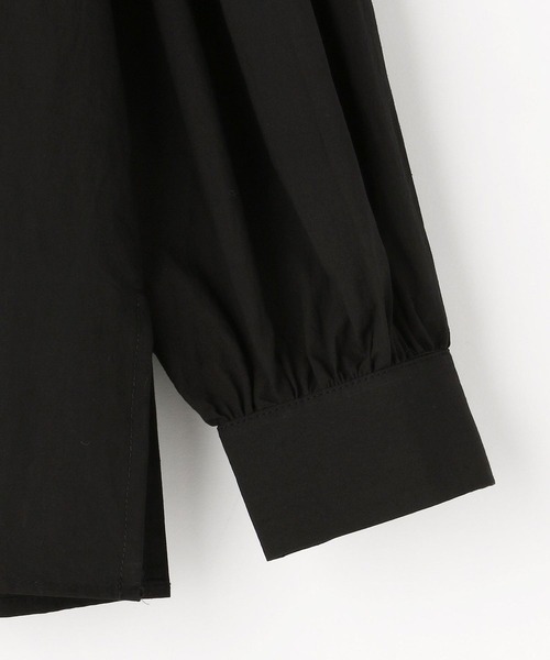 179/WG（イチナナキュウダブルジー）の「刺繍衿付ギャザーブラウス（シャツ/ブラウス・レディース・オフホワイト/ブラック/グレー・MEDIUM）」の12枚目の写真