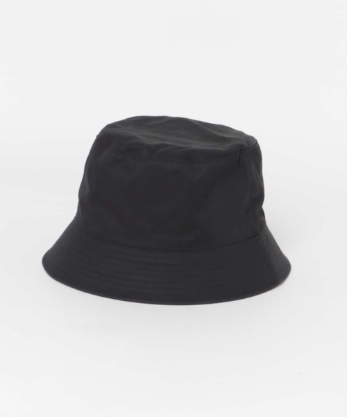 KIJIMA TAKAYUKI（キジマ　タカユキ）の「KIJIMA TAKAYUKI　COTTON VENTILE BUCKET HAT（ハット・メンズ・ベージュ/ブラック・2）」の2枚目の写真