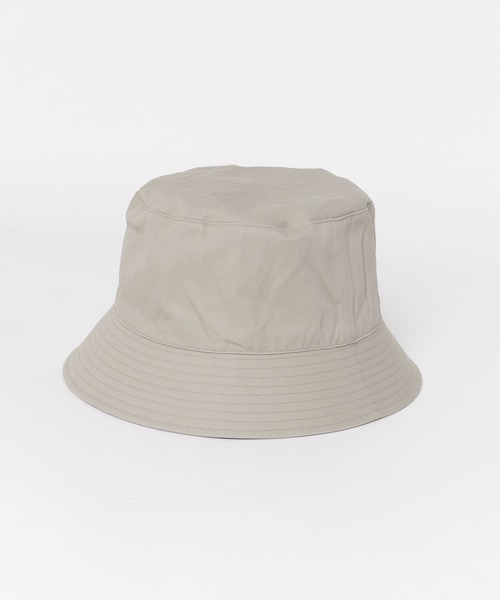 KIJIMA TAKAYUKI（キジマ　タカユキ）の「KIJIMA TAKAYUKI　COTTON VENTILE BUCKET HAT（ハット・メンズ・ベージュ/ブラック・2）」の3枚目の写真