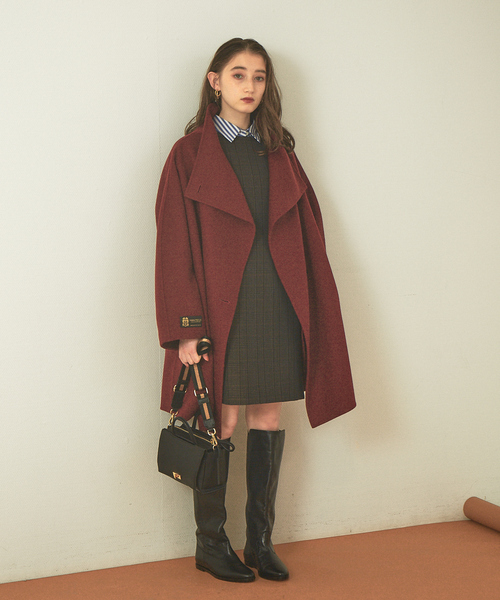 Rouge vif（ルージュヴィフ）の「【MANTECO】リバーコート（その他アウター・レディース・アイボリー/ベージュ/ボルドー・フリー）」の12枚目の写真