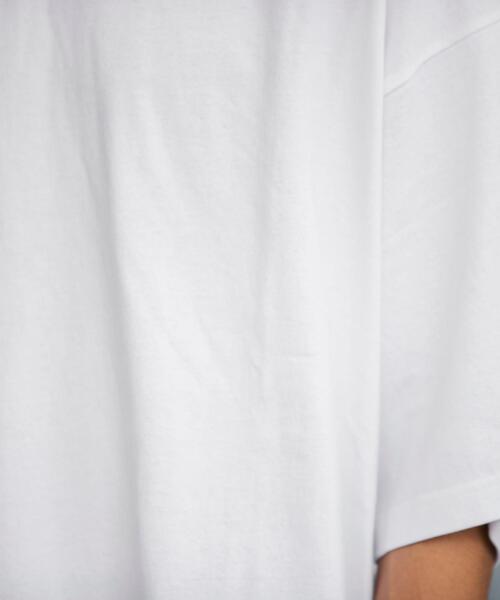 coen（コーエン）の「ロゴバックプリントハーフスリーブTシャツ（Tシャツ/カットソー・メンズ・ホワイト/ブラック/ライトグレー・SMALL/MEDIUM/LARGE/X-LARGE）」の8枚目の写真