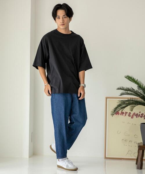 coen（コーエン）の「ロゴバックプリントハーフスリーブTシャツ（Tシャツ/カットソー・メンズ・ホワイト/ブラック/ライトグレー・SMALL/MEDIUM/LARGE/X-LARGE）」の12枚目の写真