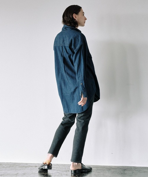 YANUK（ヤヌーク）の「【YANUK】C.P.Oシャツ/INDIGO/別注（シャツ/ブラウス・レディース・インディゴブルー・FREE）」の17枚目の写真