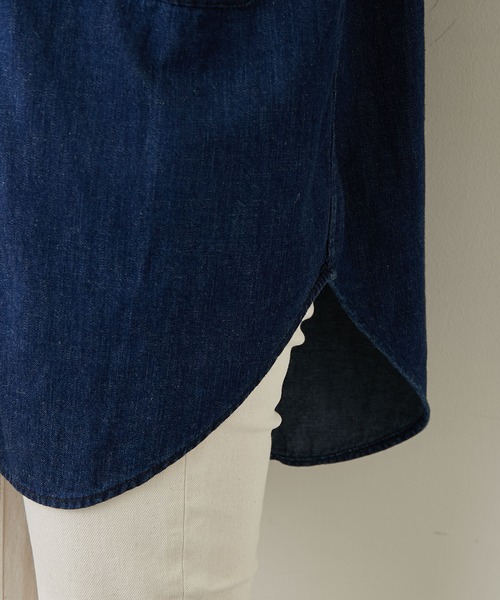YANUK（ヤヌーク）の「【YANUK】C.P.Oシャツ/INDIGO/別注（シャツ/ブラウス・レディース・インディゴブルー・FREE）」の18枚目の写真