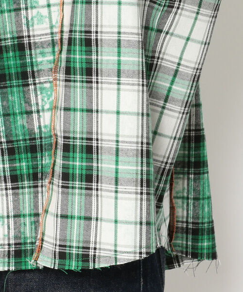 A4A（エーフォーエー）の「A4A（エーフォーエー）切替ネルシャツ（シャツ/ブラウス・メンズ・ブルー/グリーン/レッド・FREE）」の9枚目の写真