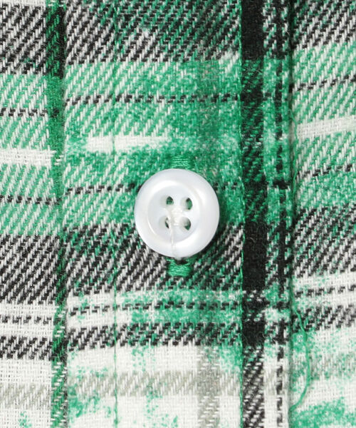 A4A（エーフォーエー）の「A4A（エーフォーエー）切替ネルシャツ（シャツ/ブラウス・メンズ・ブルー/グリーン/レッド・FREE）」の8枚目の写真