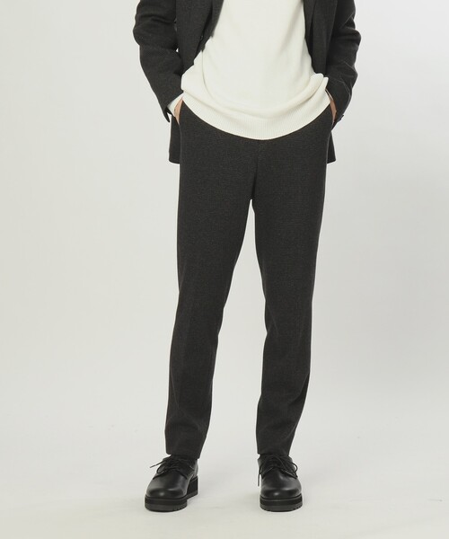 tk.TAKEO KIKUCHI（ティーケータケオキクチ）の「◆コットンウール360度ストレッチスラックス(セットアップ対応)（スーツパンツ・メンズ・ネイビー系9/チャコールグレー/ダークブラウン系1・01/02/04/03）」の6枚目の写真