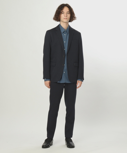 tk.TAKEO KIKUCHI（ティーケータケオキクチ）の「◆コットンウール360度ストレッチスラックス(セットアップ対応)（スーツパンツ・メンズ・ネイビー系9/チャコールグレー/ダークブラウン系1・01/02/04/03）」の8枚目の写真