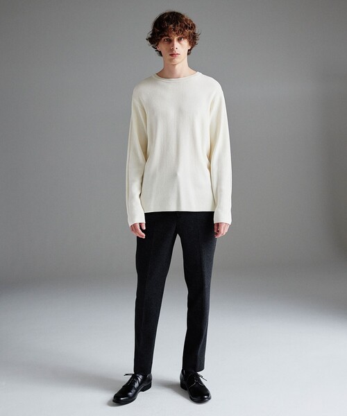 tk.TAKEO KIKUCHI（ティーケータケオキクチ）の「◆コットンウール360度ストレッチスラックス(セットアップ対応)（スーツパンツ・メンズ・ネイビー系9/チャコールグレー/ダークブラウン系1・01/02/04/03）」の7枚目の写真