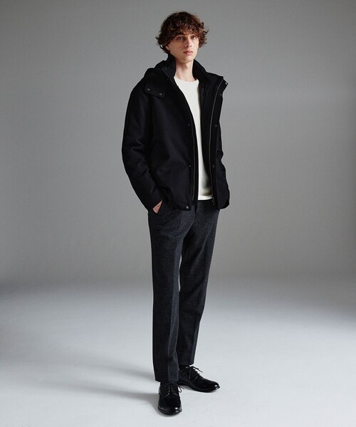 tk.TAKEO KIKUCHI（ティーケータケオキクチ）の「◆コットンウール360度ストレッチスラックス(セットアップ対応)（スーツパンツ・メンズ・ネイビー系9/チャコールグレー/ダークブラウン系1・01/02/04/03）」の5枚目の写真