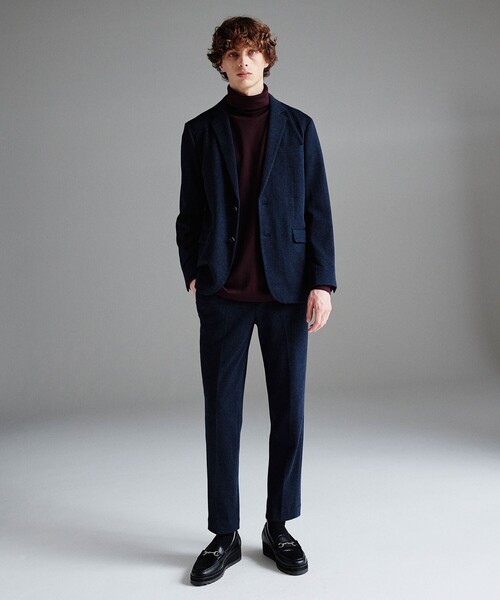 tk.TAKEO KIKUCHI（ティーケータケオキクチ）の「◆コットンウール360度ストレッチスラックス(セットアップ対応)（スーツパンツ・メンズ・ネイビー系9/チャコールグレー/ダークブラウン系1・01/02/04/03）」の18枚目の写真