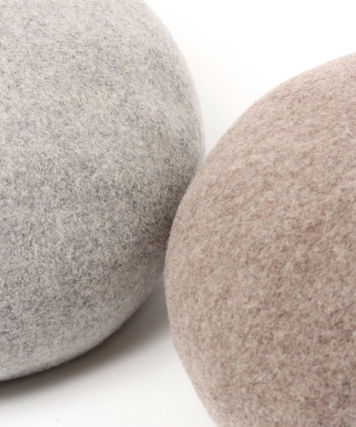 studio CLIP(スタディオクリップ)の「洗えるふんわりキレイベレー(ハンチング/ベレー帽・レディース・グレー/グリーン/ブラック/ベージュ/ブルー/イエロー・FREE)」の22枚目の写真