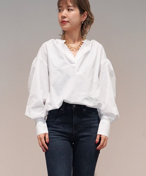 ハリナドロップショルダーシャツドレス 352-21-57013 ハリナドロップショルダーシャツドレス 352-21-57013 UV】女性