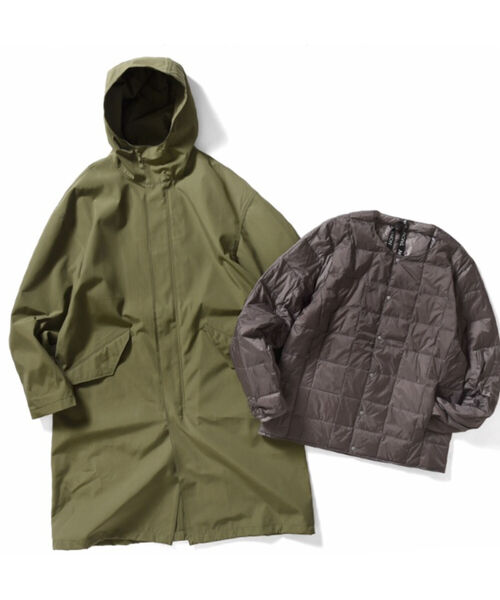 TAION(タイオン)の「【TAION/タイオン】CR HOOD COAT SET フードコートセット #TAION-CR02SET(モッズコート・メンズ・ブラック/カーキ/オリーブ/ネイビー・M/L/LL)」の8枚目の写真