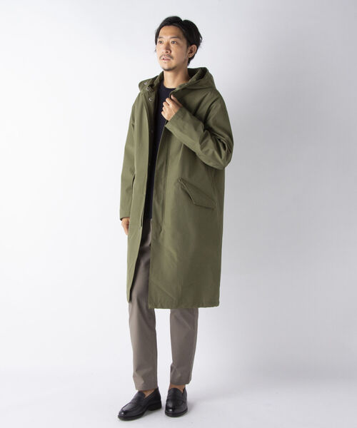 TAION(タイオン)の「【TAION/タイオン】CR HOOD COAT SET フードコートセット #TAION-CR02SET(モッズコート・メンズ・ブラック/カーキ/オリーブ/ネイビー・M/L/LL)」の6枚目の写真