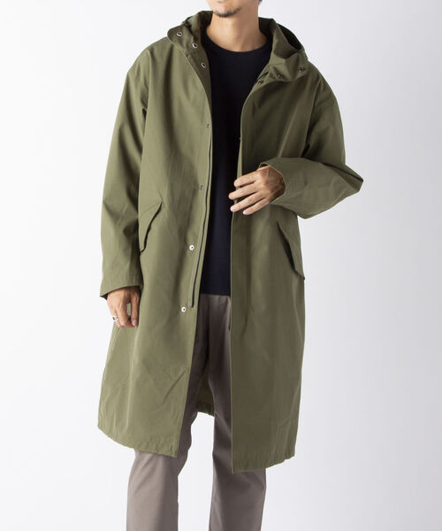 TAION(タイオン)の「【TAION/タイオン】CR HOOD COAT SET フードコートセット #TAION-CR02SET(モッズコート・メンズ・ブラック/カーキ/オリーブ/ネイビー・M/L/LL)」の12枚目の写真