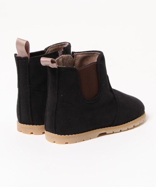 POMPKINS（ポプキンズ）の「【POMPKINS/ポプキンズ】ベビーサイドゴアブーツ（ブーツ・キッズ・ブラック系その他/ベージュ/ピンク・15cm/13cm/14cm）」の5枚目の写真