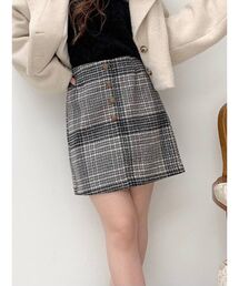 RESEXXY | シャギーチェックミニスカート(スカート)