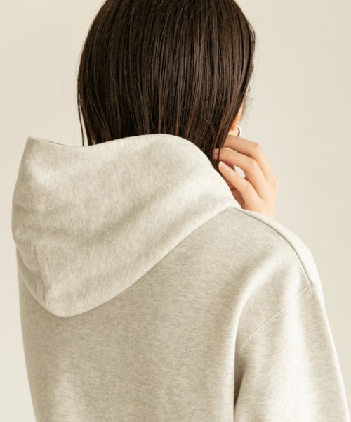 FORK&SPOON（フォークアンドスプーン）の「FORK&SPOON　ミーナフーディースウェット（パーカー・レディース・ブラウン/ネイビー/グリーン系その他/ホワイト系その他・ONE）」の10枚目の写真