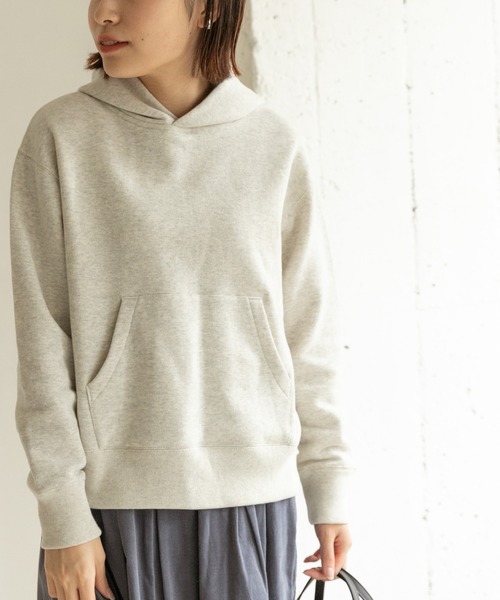 FORK&SPOON（フォークアンドスプーン）の「FORK&SPOON　ミーナフーディースウェット（パーカー・レディース・ブラウン/ネイビー/グリーン系その他/ホワイト系その他・ONE）」の15枚目の写真