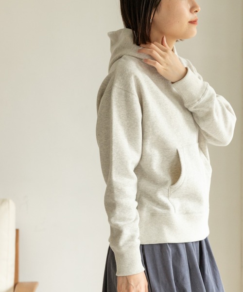 FORK&SPOON（フォークアンドスプーン）の「FORK&SPOON　ミーナフーディースウェット（パーカー・レディース・ブラウン/ネイビー/グリーン系その他/ホワイト系その他・ONE）」の18枚目の写真