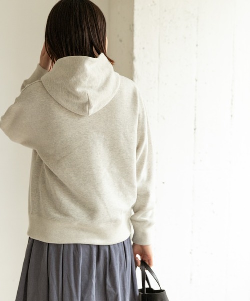 FORK&SPOON（フォークアンドスプーン）の「FORK&SPOON　ミーナフーディースウェット（パーカー・レディース・ブラウン/ネイビー/グリーン系その他/ホワイト系その他・ONE）」の19枚目の写真