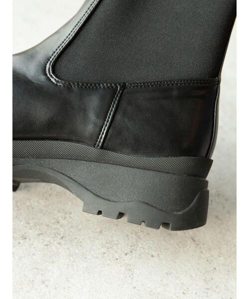 Green　Parks（グリーンパークス）の「・souvenirvelle ショートサイドゴアブーツ＊（ブーツ・レディース・ブラック・S/M/L/LL）」の15枚目の写真