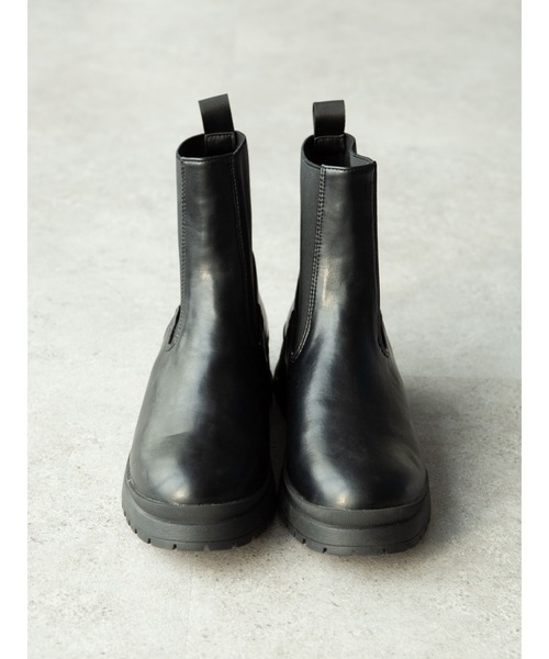 Green　Parks（グリーンパークス）の「・souvenirvelle ショートサイドゴアブーツ＊（ブーツ・レディース・ブラック・S/M/L/LL）」の8枚目の写真