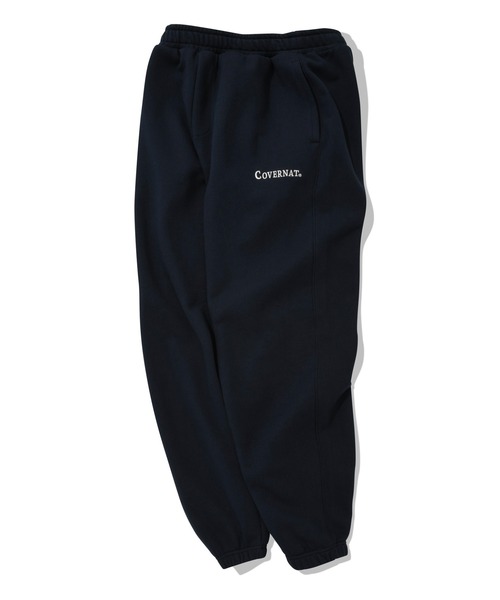COVERNAT（カバーナット）の「【COVERNAT】AUTHENTIC LOGO JOGGER SWEATPANTS / カバーナット オーセンティック ロゴ スウェット ジョガーパンツ / セットアップ対応（スウェットパンツ・メンズ・ネイビー/ブラック/グリーン/ライトグレー・SMALL/LARGE/MEDIUM）」の4枚目の写真