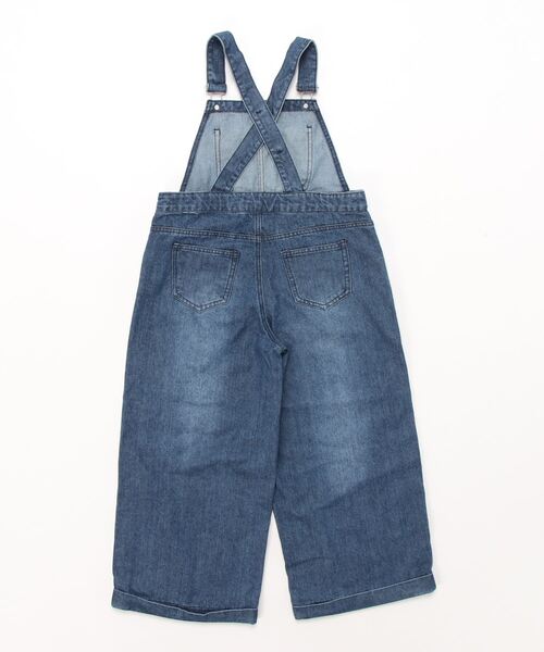 ZIDDY(ジディ)の「ZIDDY/【ニコ☆プチ掲載】 デニム オーバーオール(130cm~160cm)(サロペット/オーバーオール・キッズ・ネイビー・140/130/160/150)」の3枚目の写真