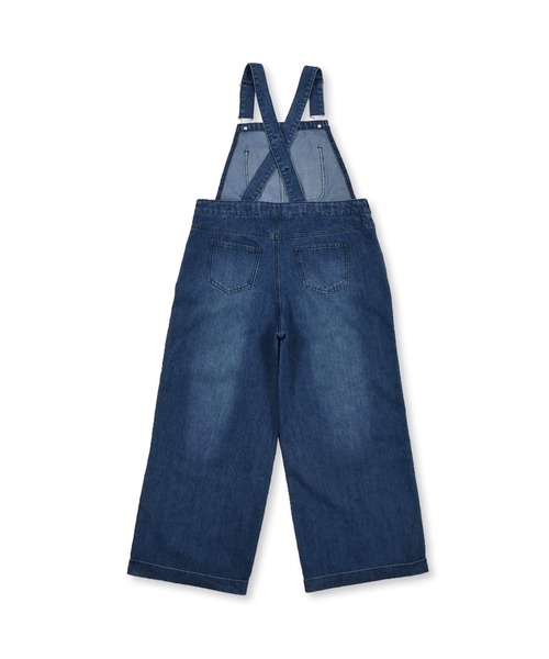 ZIDDY(ジディ)の「ZIDDY/【ニコ☆プチ掲載】 デニム オーバーオール(130cm~160cm)(サロペット/オーバーオール・キッズ・ネイビー・140/130/160/150)」の2枚目の写真
