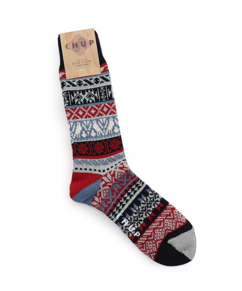 40ｃｔ＆525（フォーティーカラッツアンドゴーニーゴ）の「【CHUP】SIEERA ソックス（ソックス/靴下・メンズ・グレー/ライトブルー/ネイビー・00）」の3枚目の写真