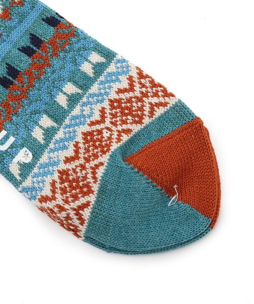 40ｃｔ＆525（フォーティーカラッツアンドゴーニーゴ）の「【CHUP】SIEERA ソックス（ソックス/靴下・メンズ・グレー/ライトブルー/ネイビー・00）」の5枚目の写真