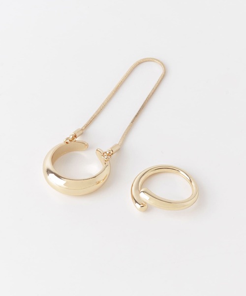 SMELLY(スメリー)の「2セットリング(リング・レディース・ゴールド・-)」の4枚目の写真