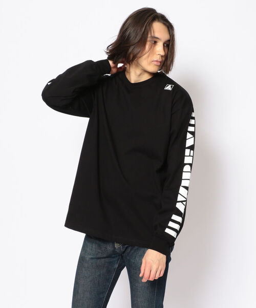 AVIREX（アヴィレックス）の「スマート 長袖 Tシャツ / SMART LONG SLEEVE T-SHIRT / アヴィレックス / AVIREX（Tシャツ/カットソー・メンズ・ブラック/グレー/ホワイト・MEDIUM/LARGE/X-LARGE/XX-LARGE）」の2枚目の写真