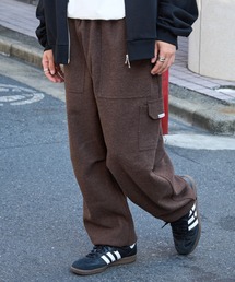 nagonstans ナゴンスタンス カーゴパンツ チェックパンツ 茶 ブラウン