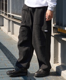 メンズのカーゴパンツ（グレー/灰色系・コーデュロイ