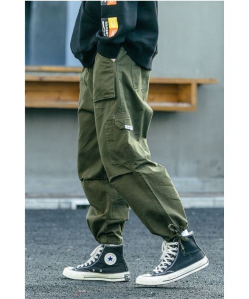 累計販売2.5万枚突破！ZOZOトップセラーカーゴパンツ！【MAISONCLUB】ベーシックオーバーサイズカーゴパンツ【手洗い可】