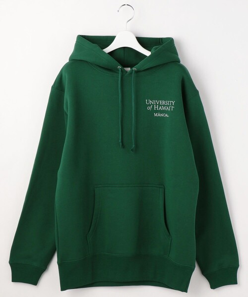 FREAK'S STORE(フリークスストア)の「HAWAII SWEAT PARKA/ハワイスウェットパーカ(Tシャツ/カットソー・レディース・グリーン/オリーブ/ブルーグリーン/ホワイト/オフホワイト/ナチュラル・フリ-)」の5枚目の写真