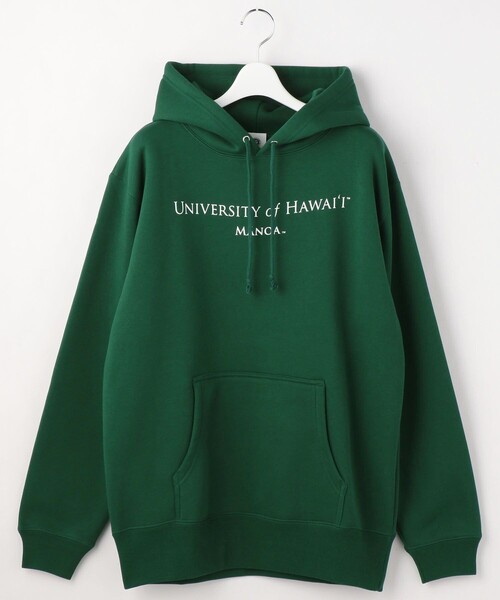 FREAK'S STORE(フリークスストア)の「HAWAII SWEAT PARKA/ハワイスウェットパーカ(Tシャツ/カットソー・レディース・グリーン/オリーブ/ブルーグリーン/ホワイト/オフホワイト/ナチュラル・フリ-)」の6枚目の写真