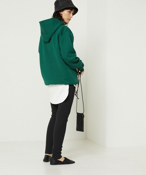 FREAK'S STORE(フリークスストア)の「HAWAII SWEAT PARKA/ハワイスウェットパーカ(Tシャツ/カットソー・レディース・グリーン/オリーブ/ブルーグリーン/ホワイト/オフホワイト/ナチュラル・フリ-)」の11枚目の写真