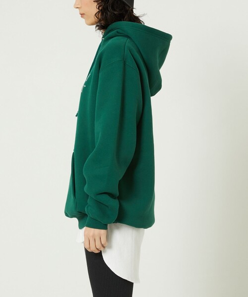 FREAK'S STORE(フリークスストア)の「HAWAII SWEAT PARKA/ハワイスウェットパーカ(Tシャツ/カットソー・レディース・グリーン/オリーブ/ブルーグリーン/ホワイト/オフホワイト/ナチュラル・フリ-)」の9枚目の写真