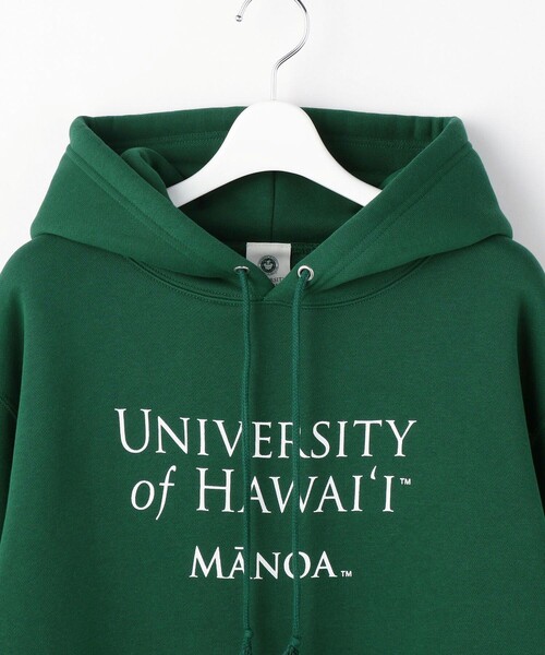 FREAK'S STORE(フリークスストア)の「HAWAII SWEAT PARKA/ハワイスウェットパーカ(Tシャツ/カットソー・レディース・グリーン/オリーブ/ブルーグリーン/ホワイト/オフホワイト/ナチュラル・フリ-)」の20枚目の写真