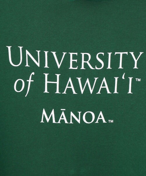 FREAK'S STORE(フリークスストア)の「HAWAII SWEAT PARKA/ハワイスウェットパーカ(Tシャツ/カットソー・レディース・グリーン/オリーブ/ブルーグリーン/ホワイト/オフホワイト/ナチュラル・フリ-)」の16枚目の写真