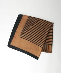 ＜closet story（クローゼットストーリー）＞レクタングル プリント ストール