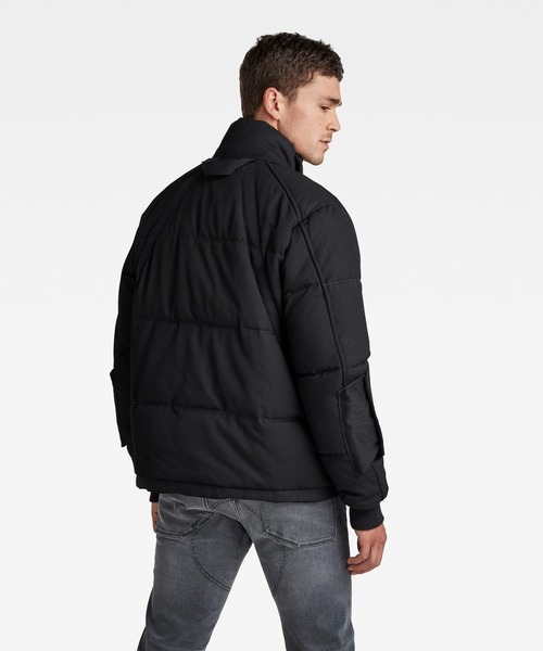 G-STAR（ジースター）の「FIELD PUFFER JACKET/中綿/サステナブル（ダウンジャケット/コート・メンズ・ブラック系その他・SMALL/X-LARGE/X-SMALL/LARGE/MEDIUM）」の3枚目の写真