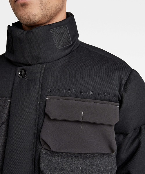 G-STAR（ジースター）の「FIELD PUFFER JACKET/中綿/サステナブル（ダウンジャケット/コート・メンズ・ブラック系その他・SMALL/X-LARGE/X-SMALL/LARGE/MEDIUM）」の6枚目の写真