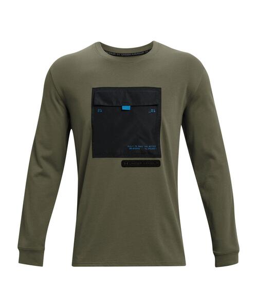 UNDER ARMOUR(アンダーアーマー)の「UAユーティリティー ロングスリーブ(トレーニング/メンズ)(Tシャツ/カットソー・メンズ・カーキ/アイボリー・M/XL/L/S/XXL/3XL)」の21枚目の写真