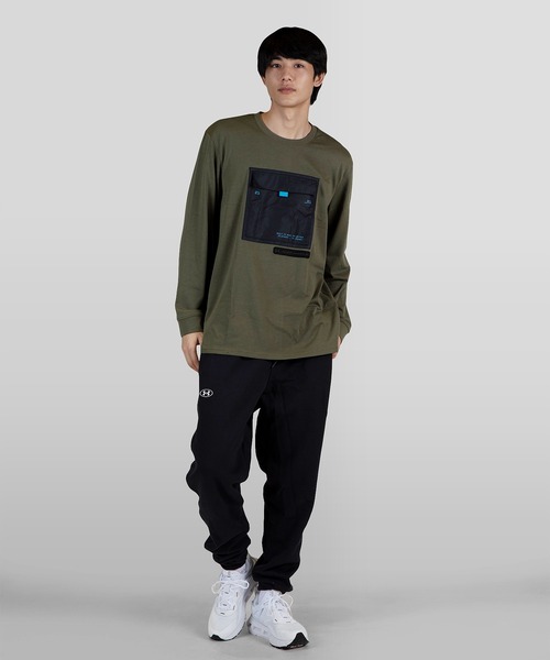 UNDER ARMOUR(アンダーアーマー)の「UAユーティリティー ロングスリーブ(トレーニング/メンズ)(Tシャツ/カットソー・メンズ・カーキ/アイボリー・M/XL/L/S/XXL/3XL)」の16枚目の写真
